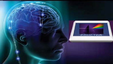 Remote Biofeedback Scan Illustration of remote biofeedback scanning and brainwave analysis